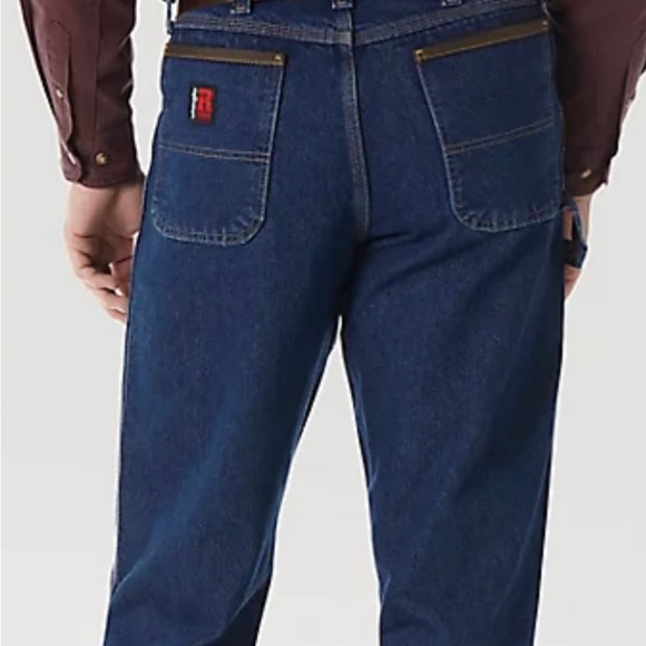 Wrangler Other - WRANGLERS RIGGS WORKWEAR RELAXED FIT DENIM JEANS 34x32